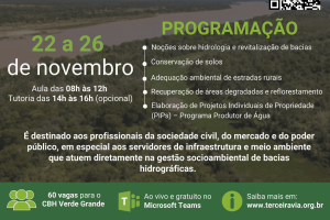 Programação CBH Verde Grande