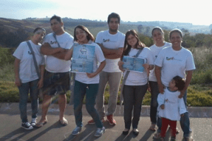 Turma bairro Quinta dos Vinhedos